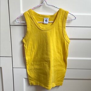 Petit Bateau Vibrant Yellow Kids Tank Top